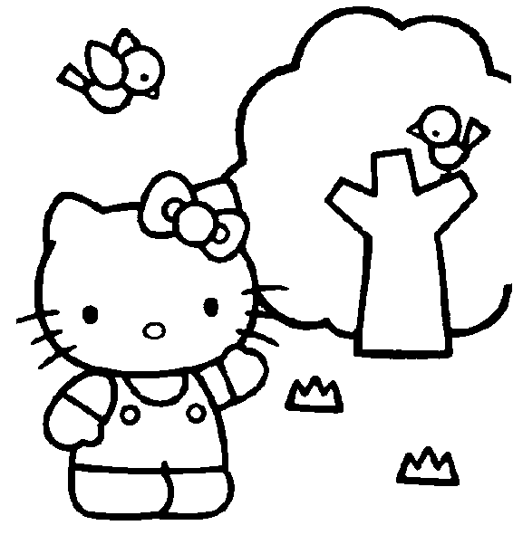 Hello Kitty kolorowanki